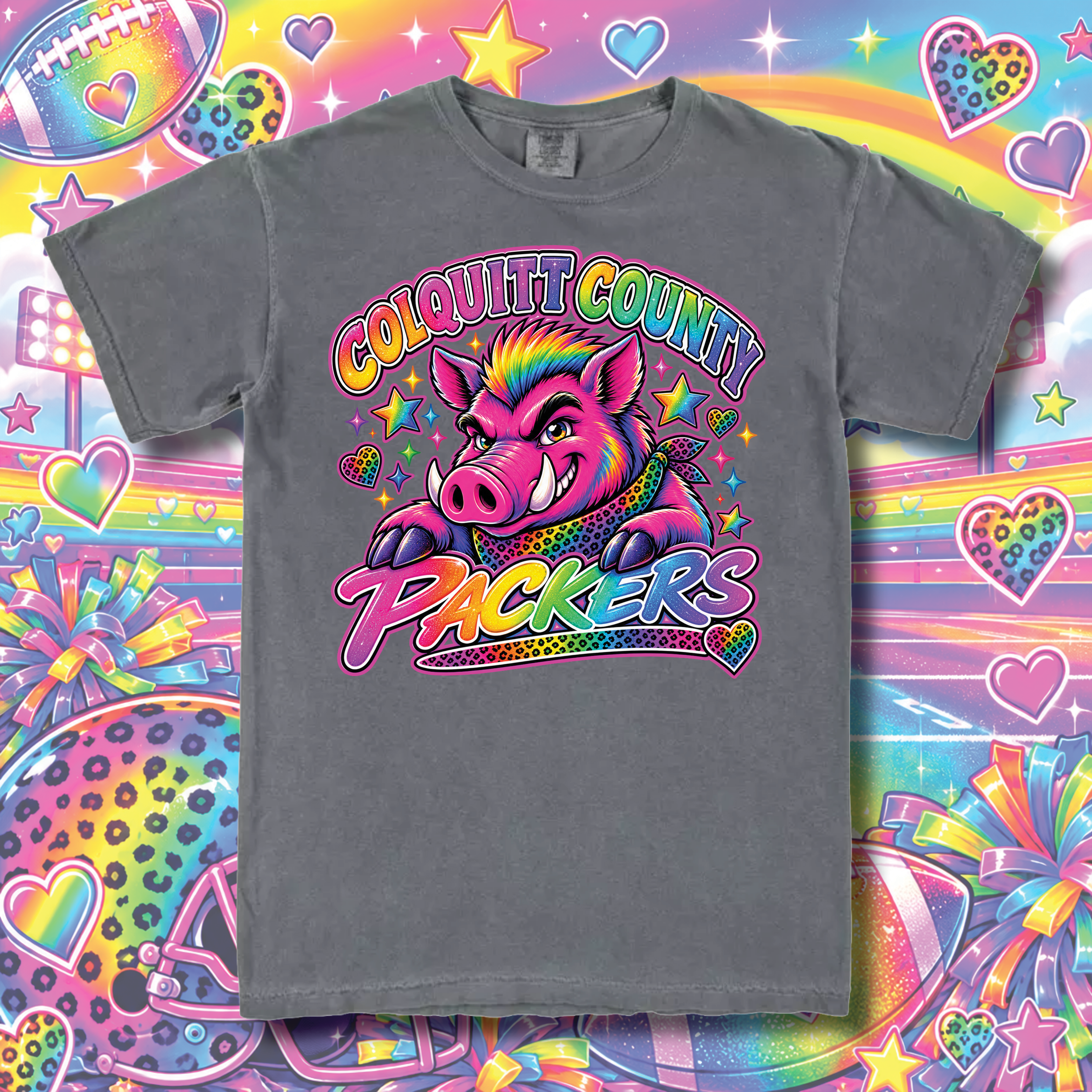 Neon Hog Spirit Tee - Image 3